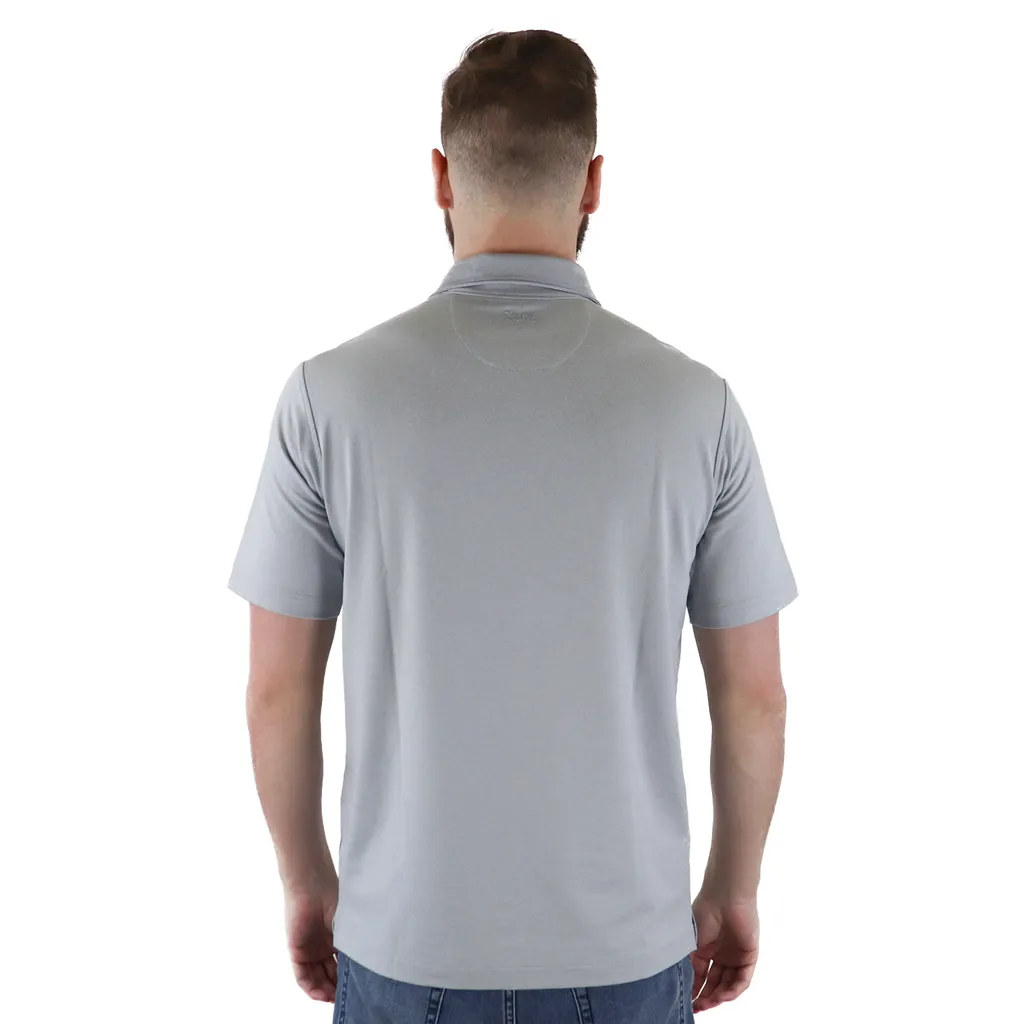 48-Hour Zusa Men's Cloud Grey Heather Itasca Polo