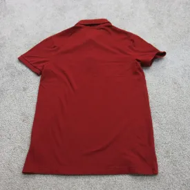 Abercrombie & Fitch Mens Polo Shirt Short Sleeves Logo Red Size X Small