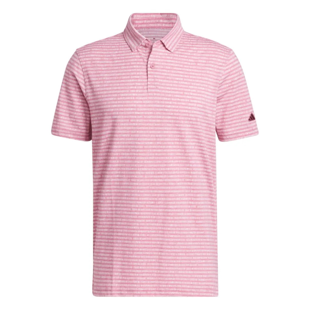 adidas GO-TO Striped Golf Men's Polo Shirt