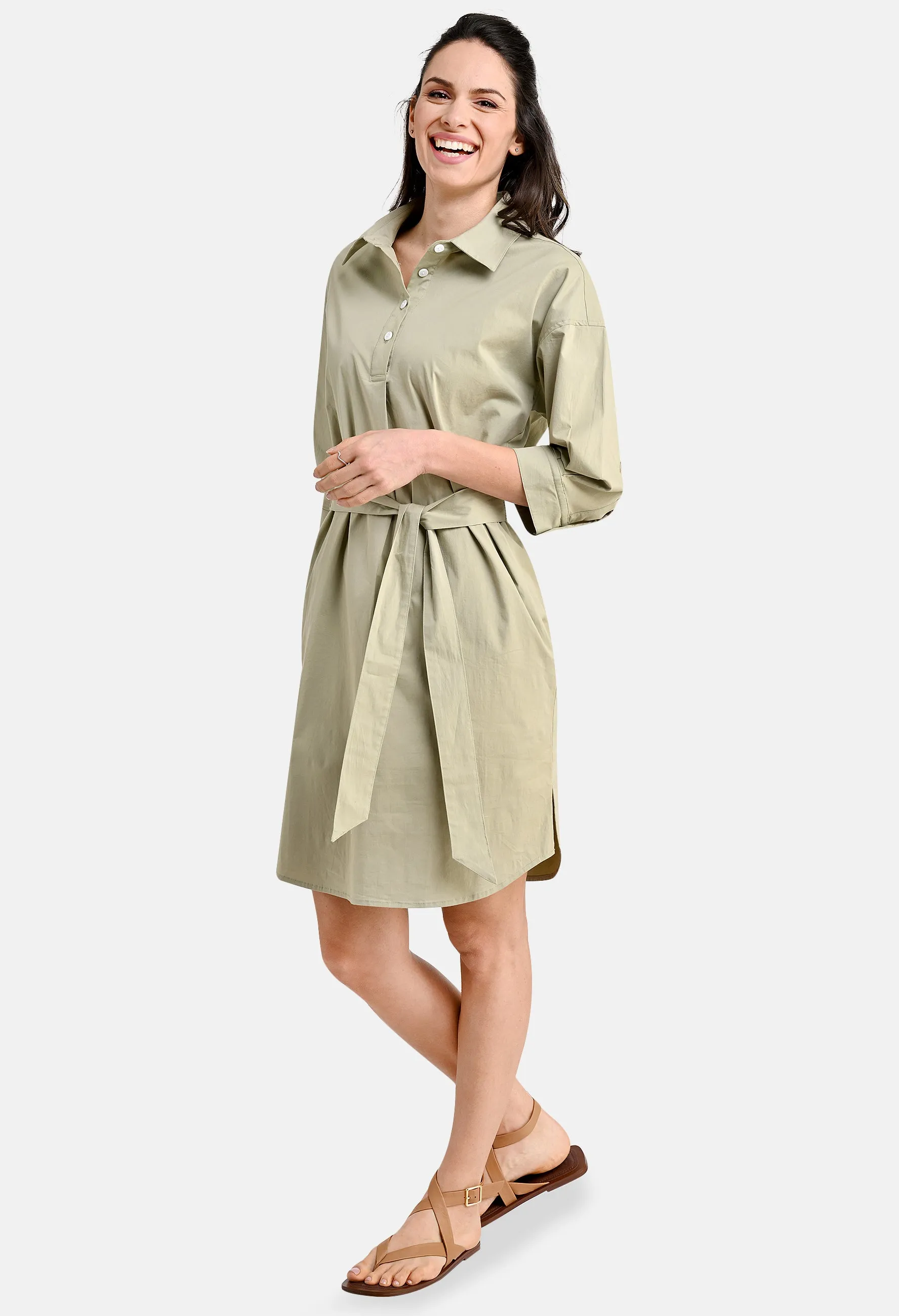 Bella Poplin Dress