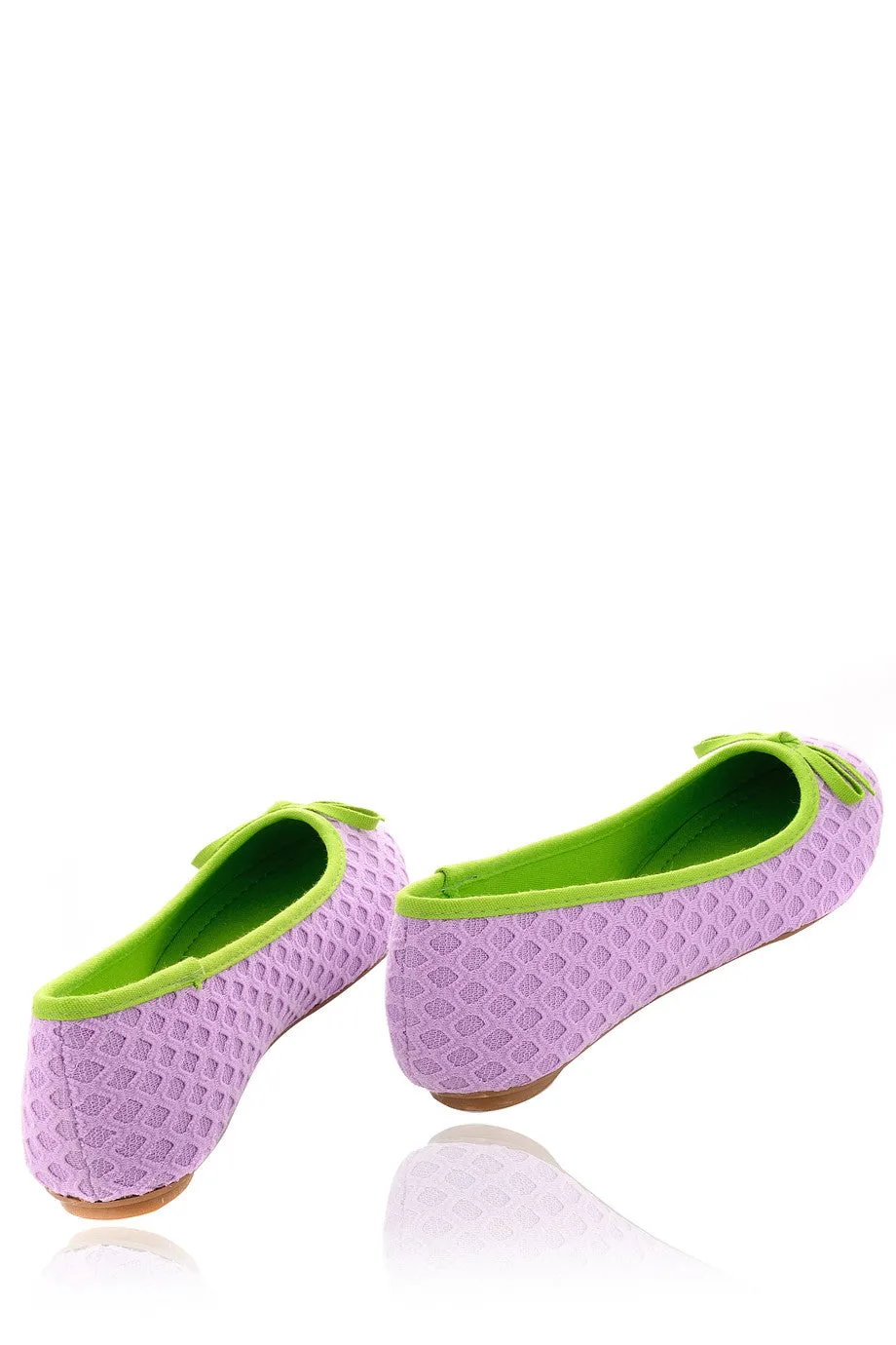 BRIGHT DUET Lilac Ballerinas