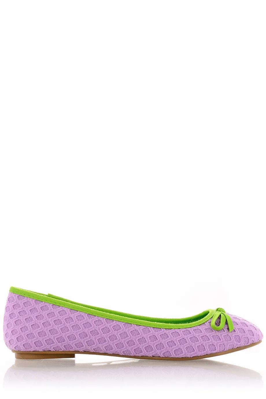 BRIGHT DUET Lilac Ballerinas