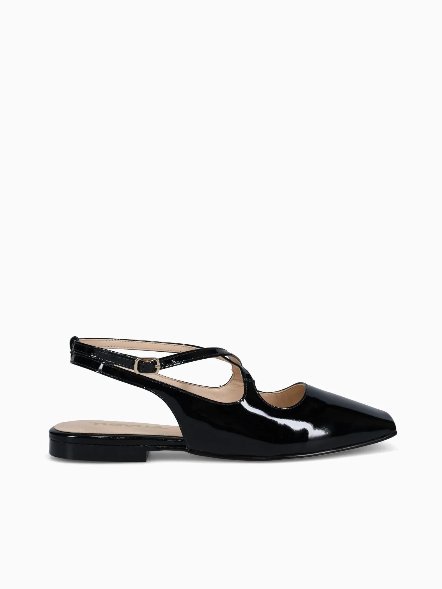 Bruna Black Patent Leather