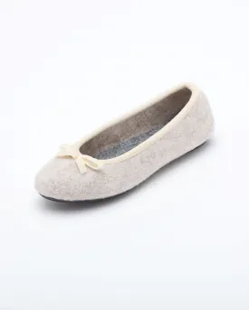 Cinderella Ballet Flat Slipper Beige