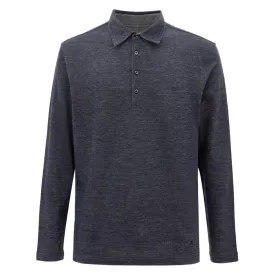 Corneliani Blue Wool Polo Shirt