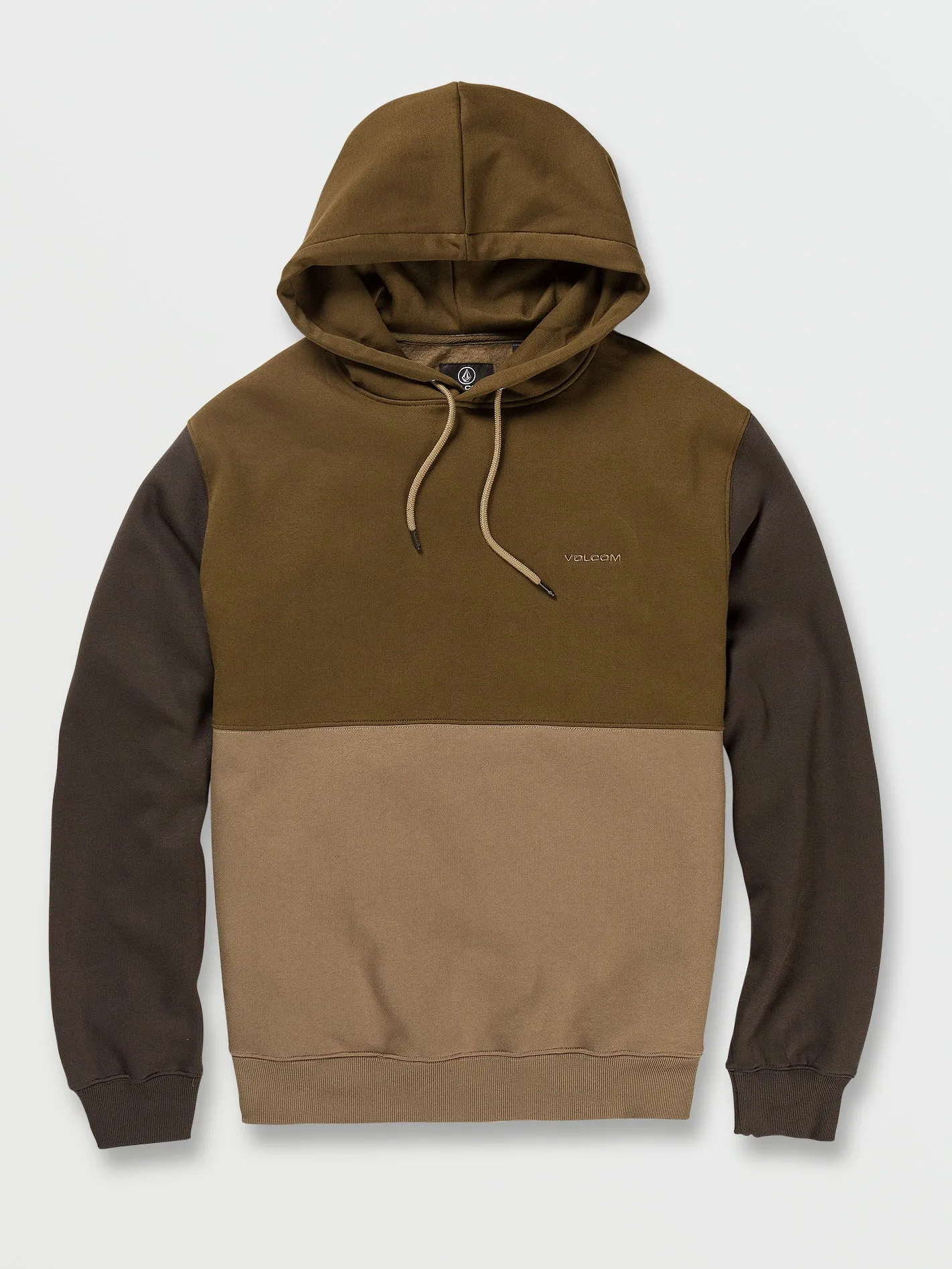 Divided Pullover Hoodie - Service Green