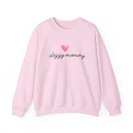 Doggy Mommy Classic Crewneck Sweatshirt with Heart Dog Lovers Gift