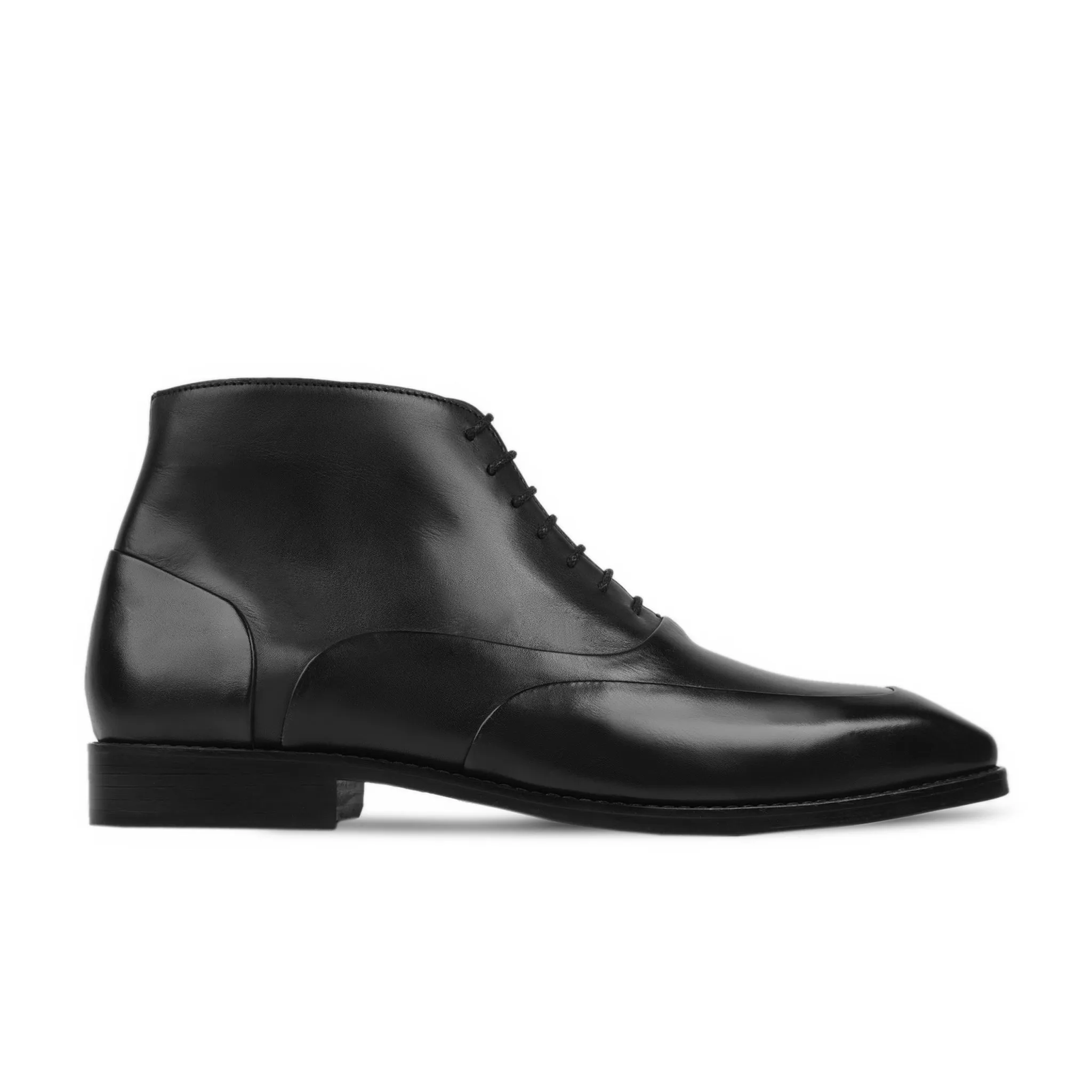 Donduseni - Men's  Black Calf Leather Chukka Boot