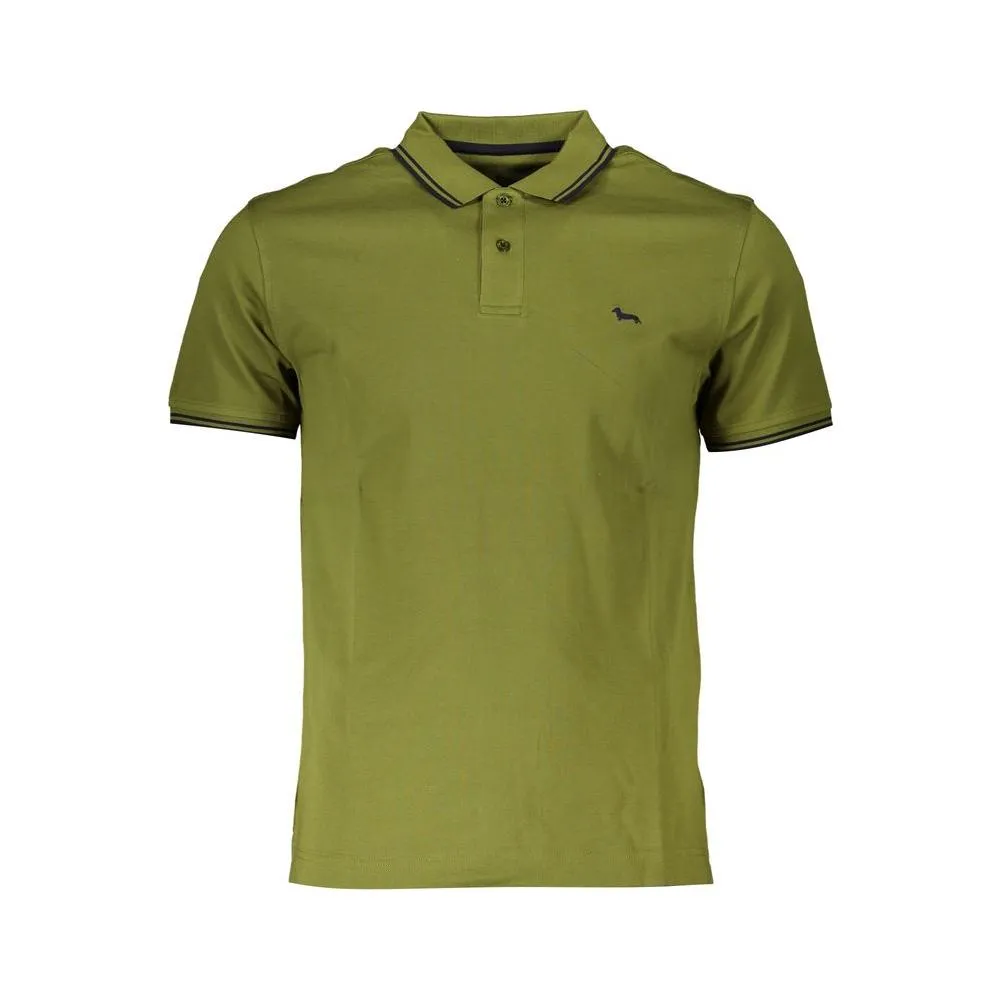 Harmont & Blaine Sharp Green Contrast Polo Shirt