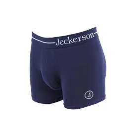 Jeckerson Blue Cotton Men Boxer