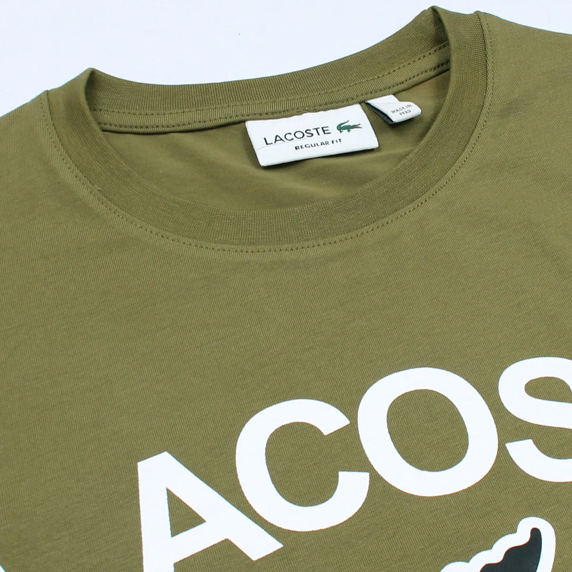 LC - Men 'Green' Lacoste Printed Logo T-Shirt LC782