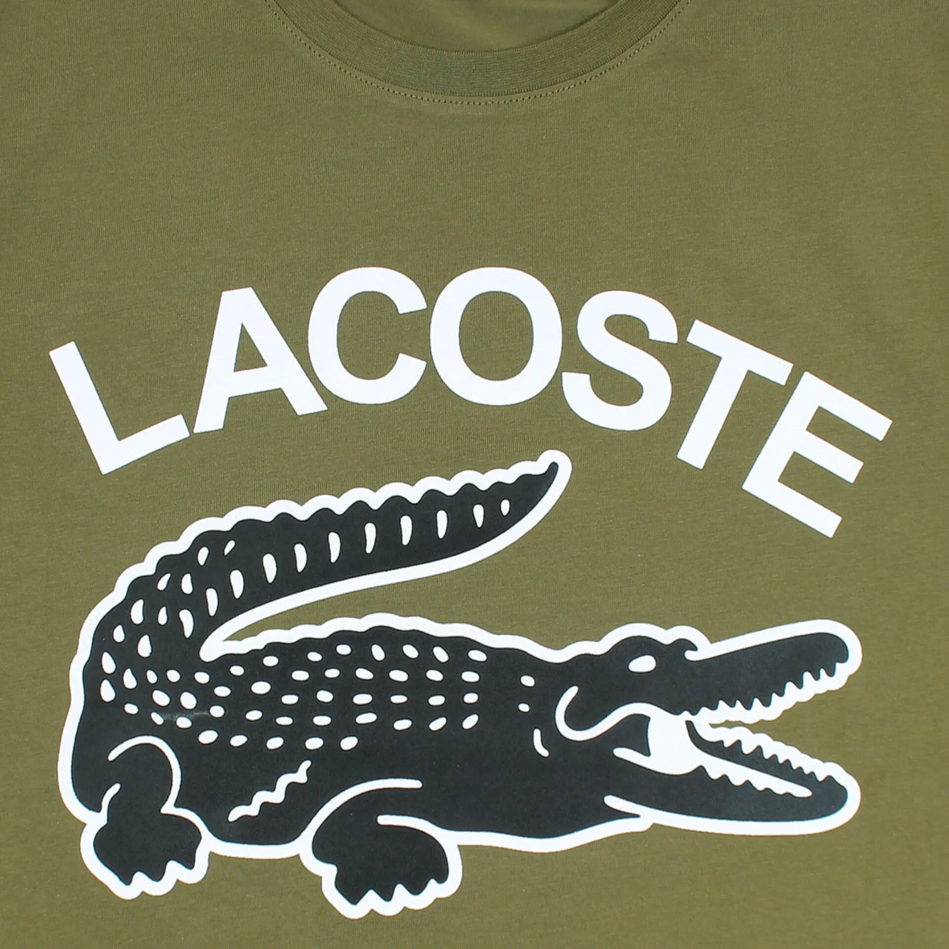 LC - Men 'Green' Lacoste Printed Logo T-Shirt LC782