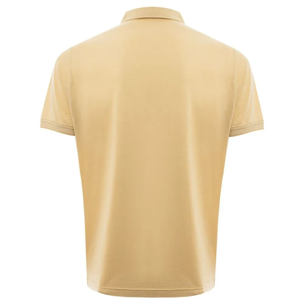 Loro Piana Yellow Silk Polo Shirt