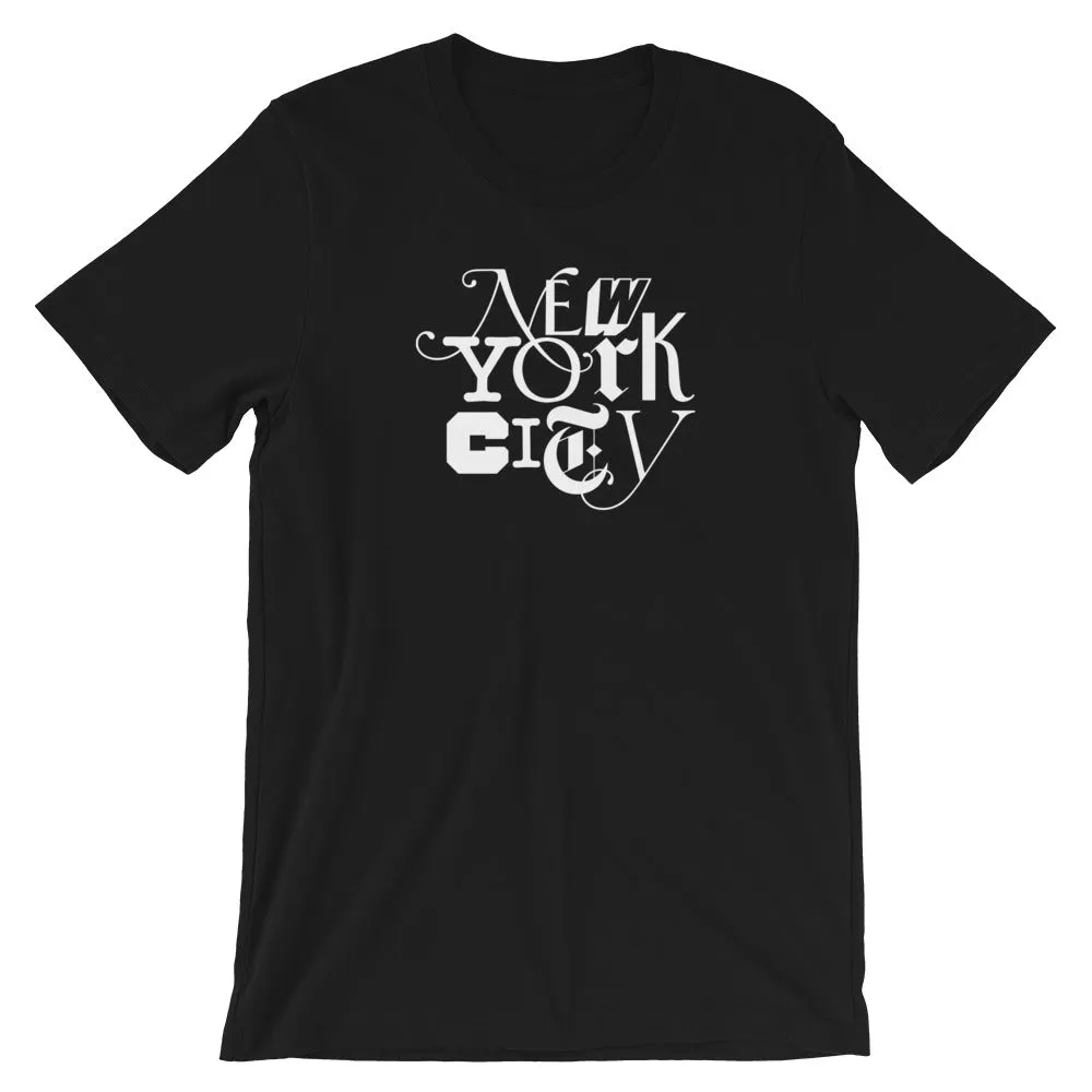 New York City Unisex T-shirts by Sexy Hackers