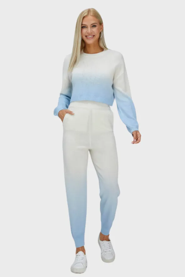 Polar Bear Cropped Cashmere Sweater