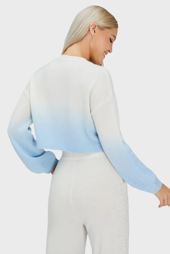 Polar Bear Cropped Cashmere Sweater