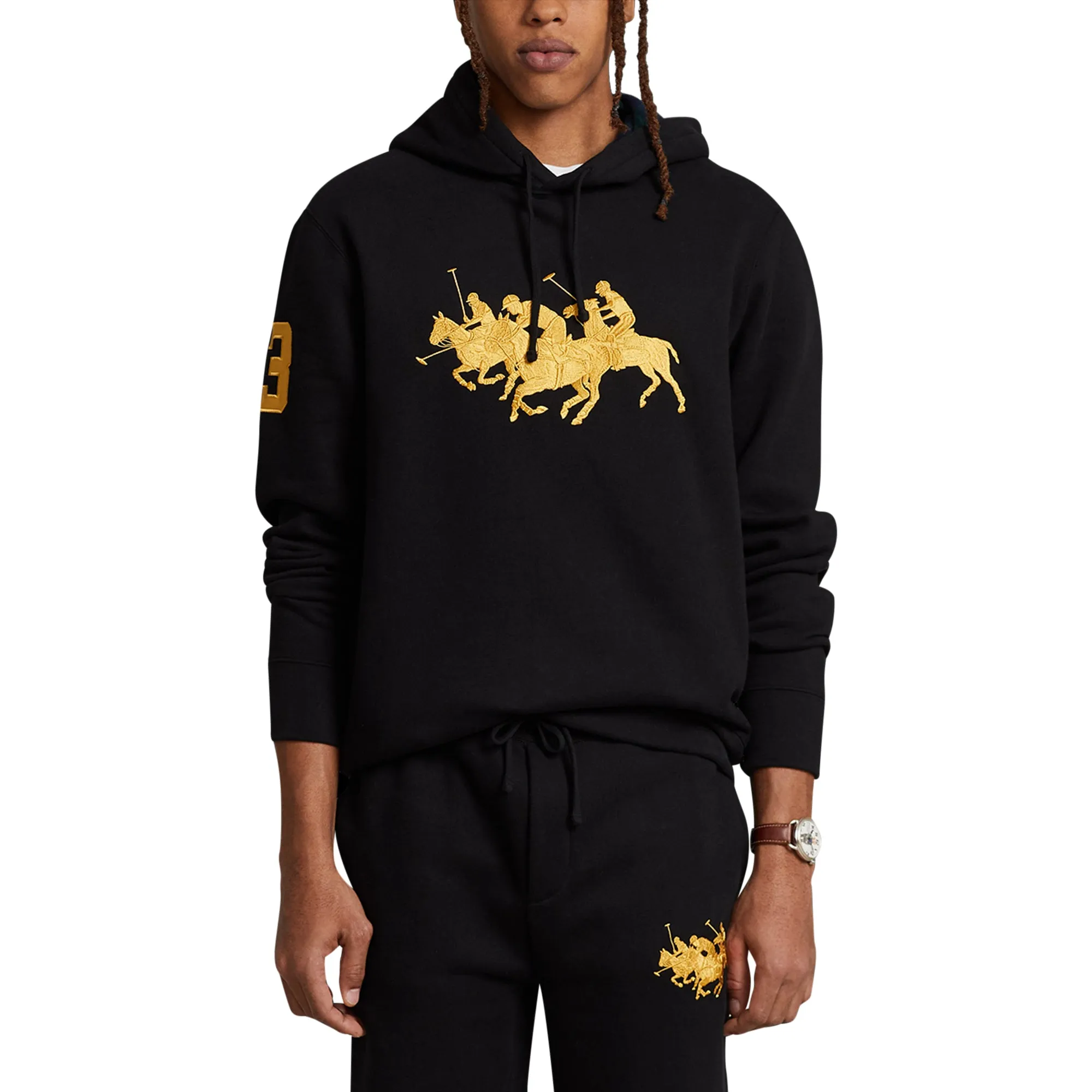 Polo Ralph Lauren Triple-Pony Fleece Hoodie 710880189001