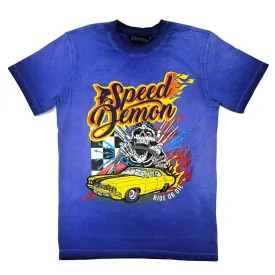 REBEL MINDS Speed Demon Graphic T-shirt