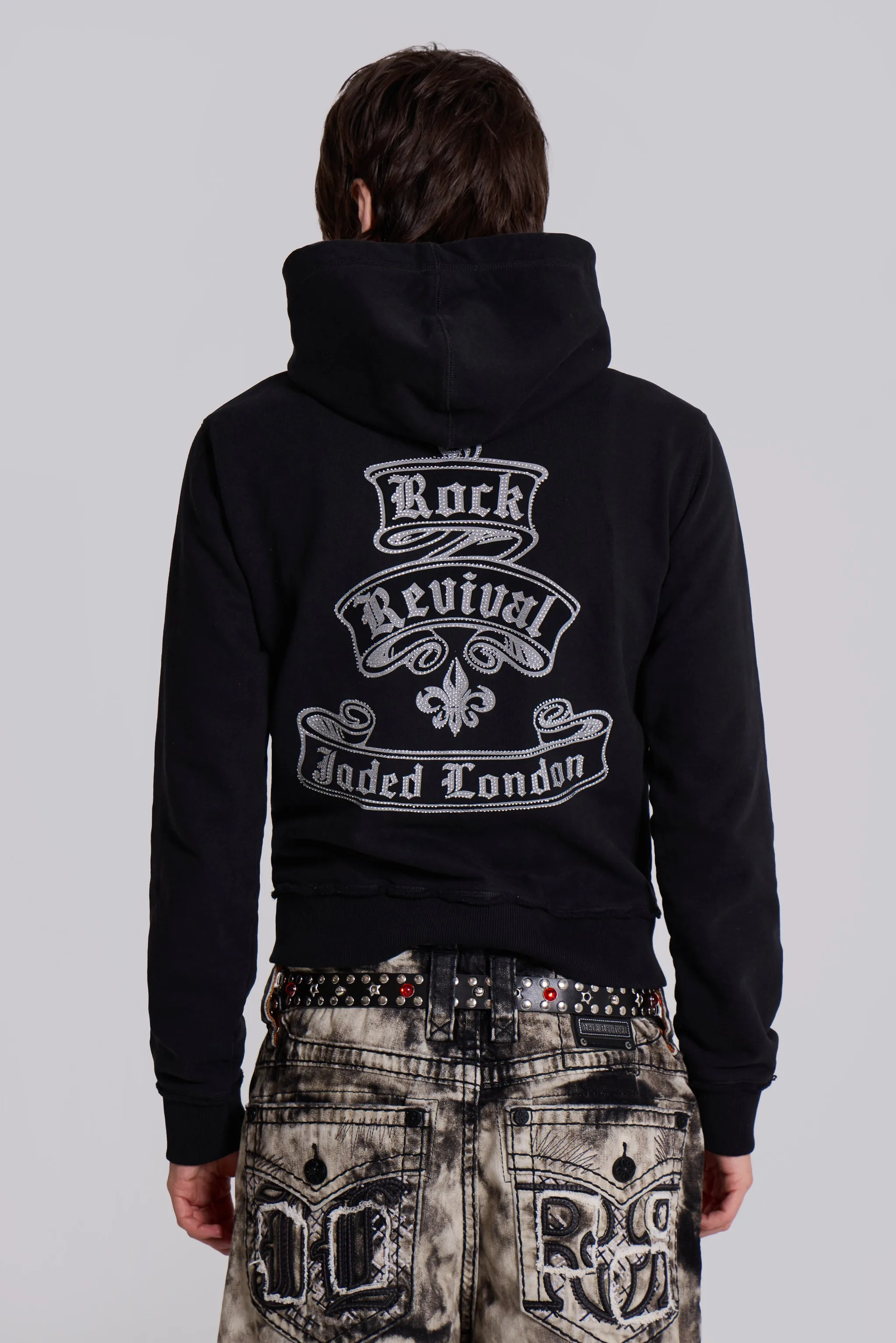 Rock Revival Diamante Mini Monster Hoodie