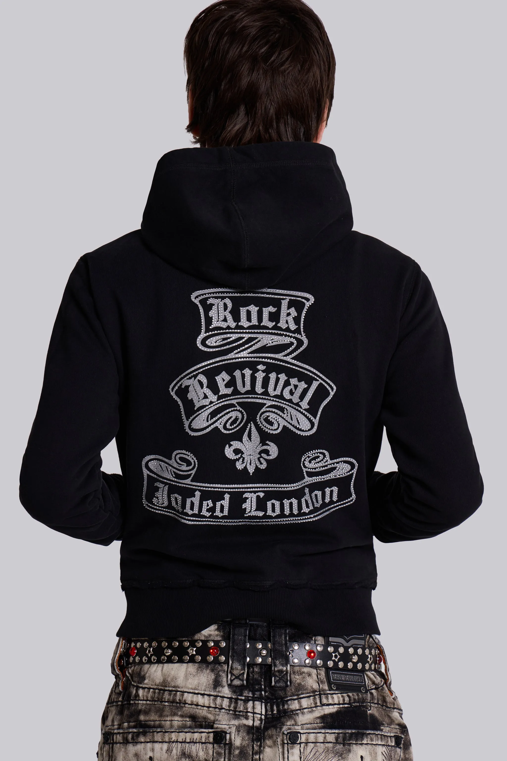 Rock Revival Diamante Mini Monster Hoodie