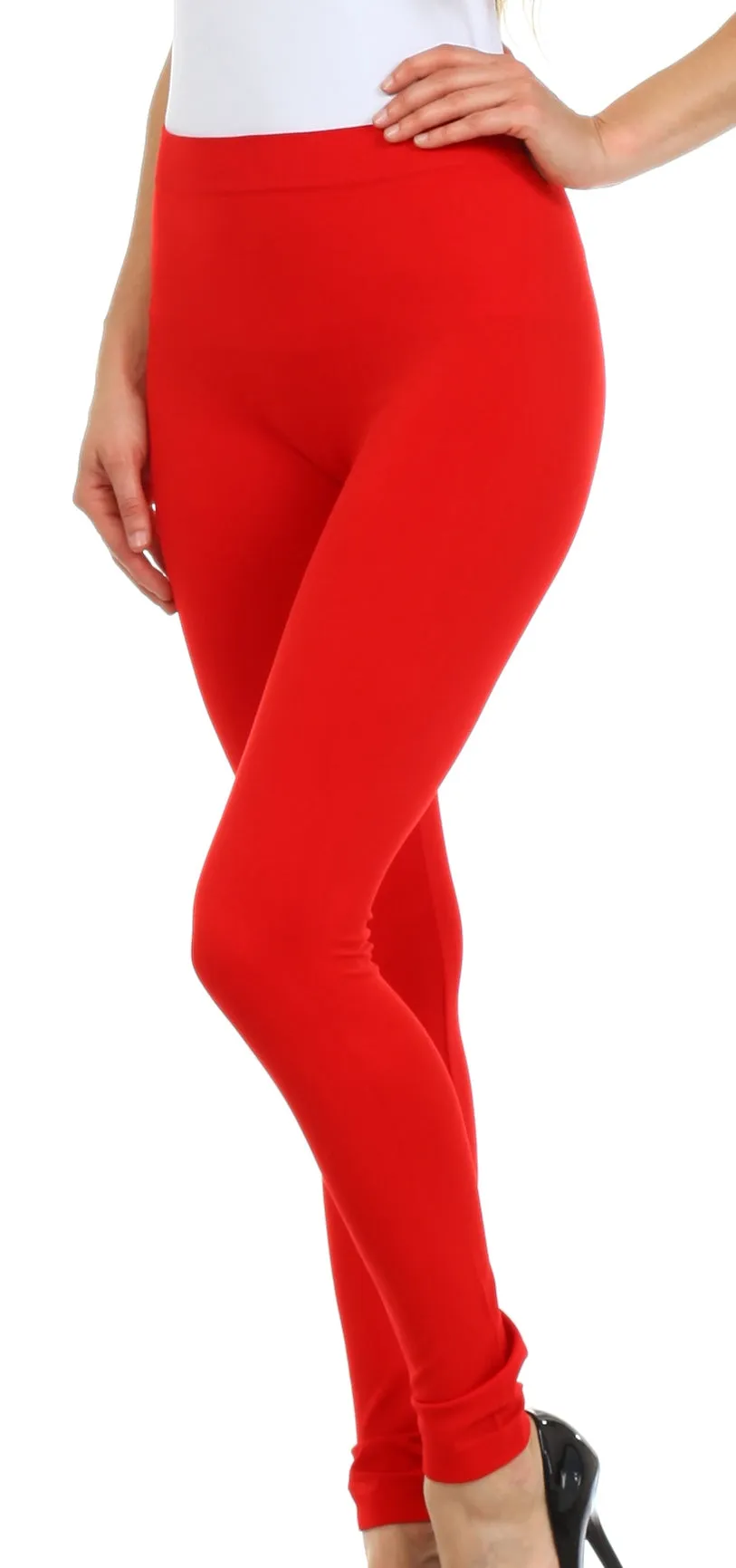 Sakkas Basics Solid Color Leggings