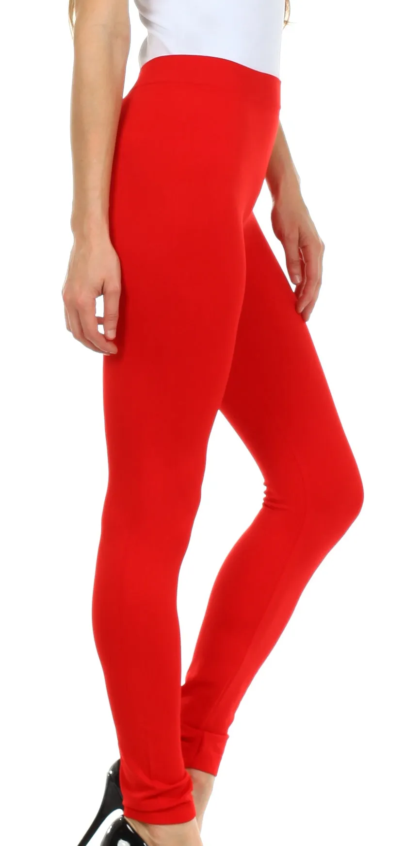 Sakkas Basics Solid Color Leggings