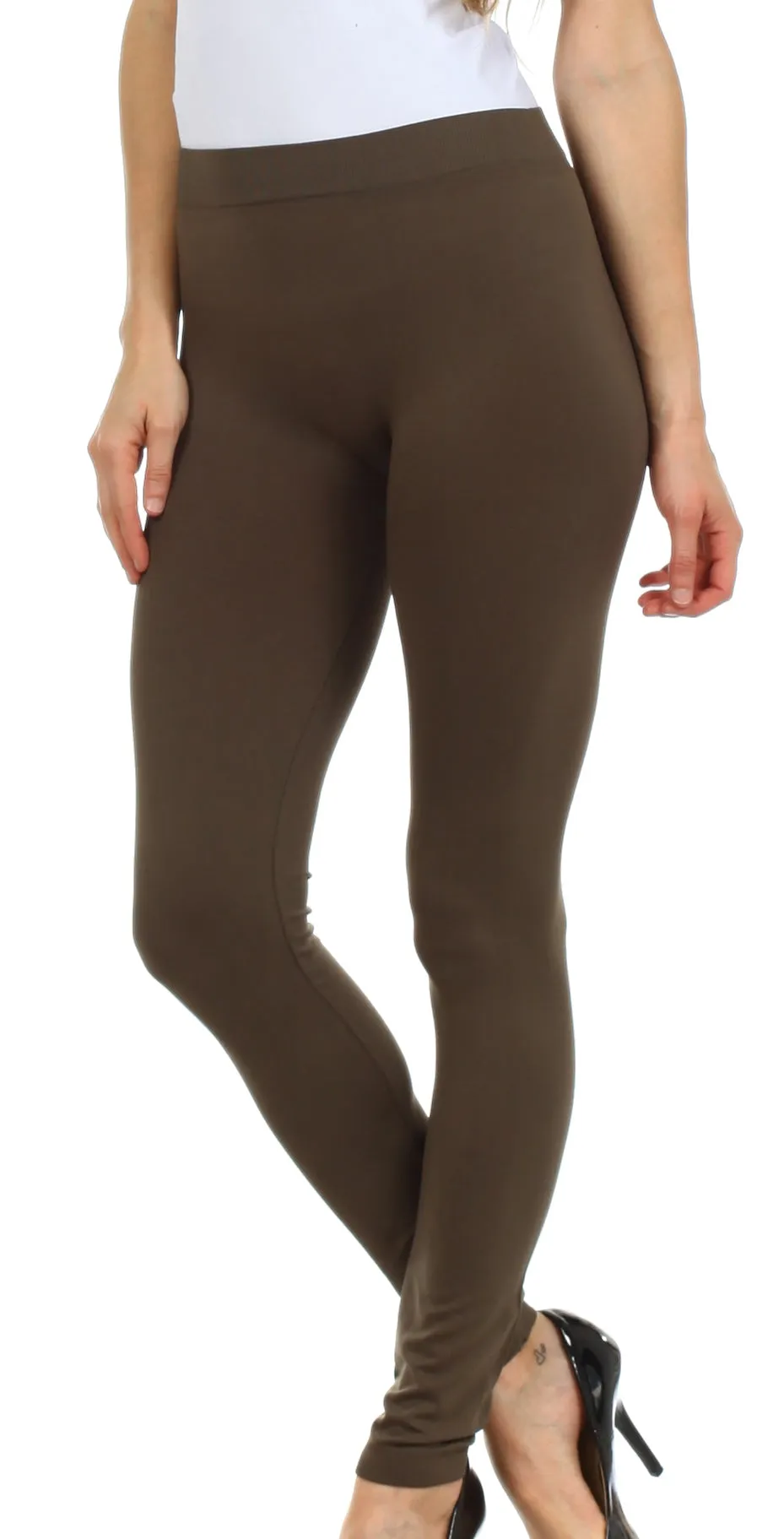 Sakkas Basics Solid Color Leggings