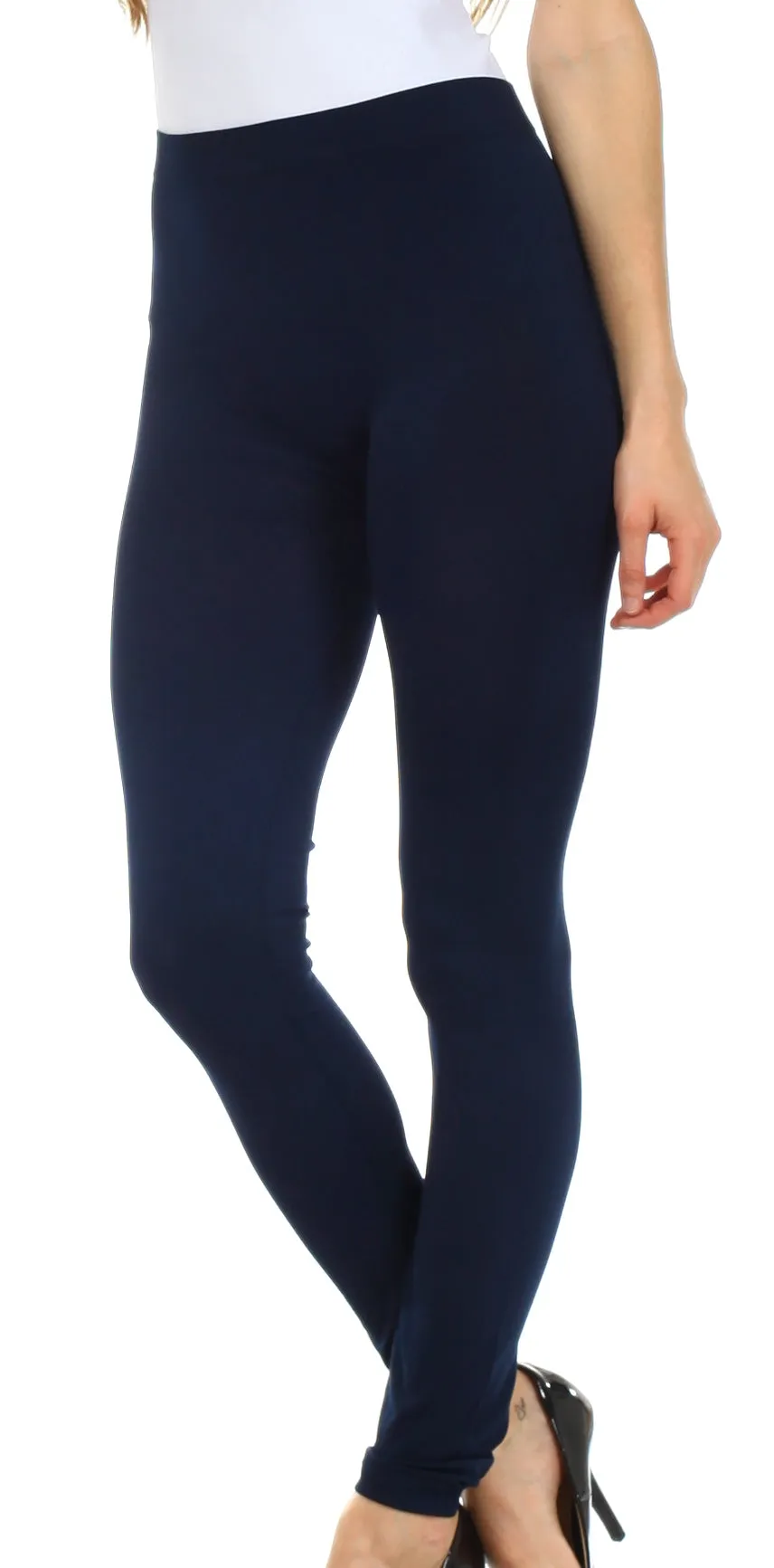 Sakkas Basics Solid Color Leggings