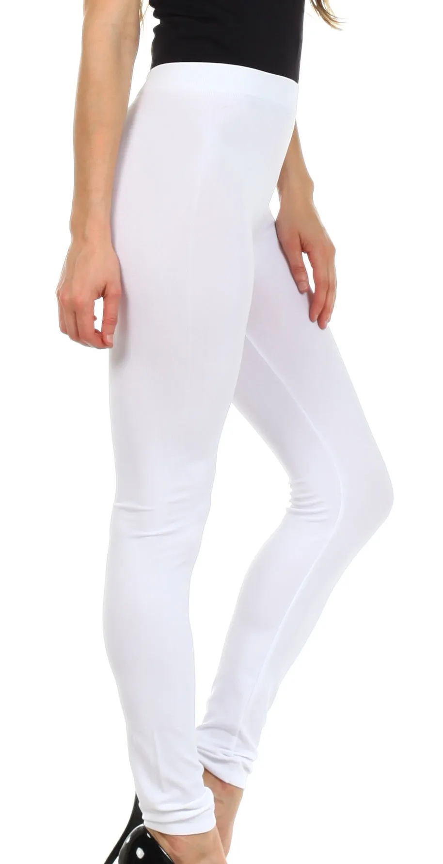 Sakkas Basics Solid Color Leggings