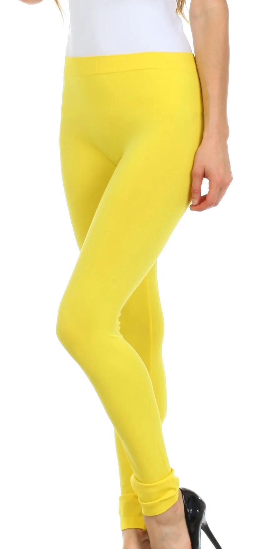 Sakkas Basics Solid Color Leggings