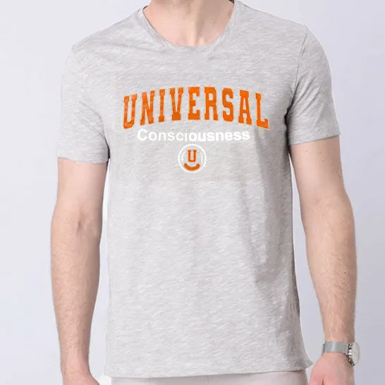 SP - Men 'Grey'  Streachable Round-Neck Printed T-Shirt SP889