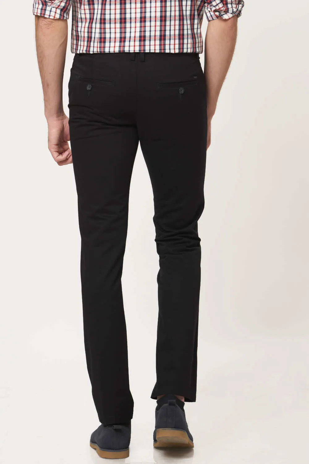 Tapered Fit Cotton Trouser