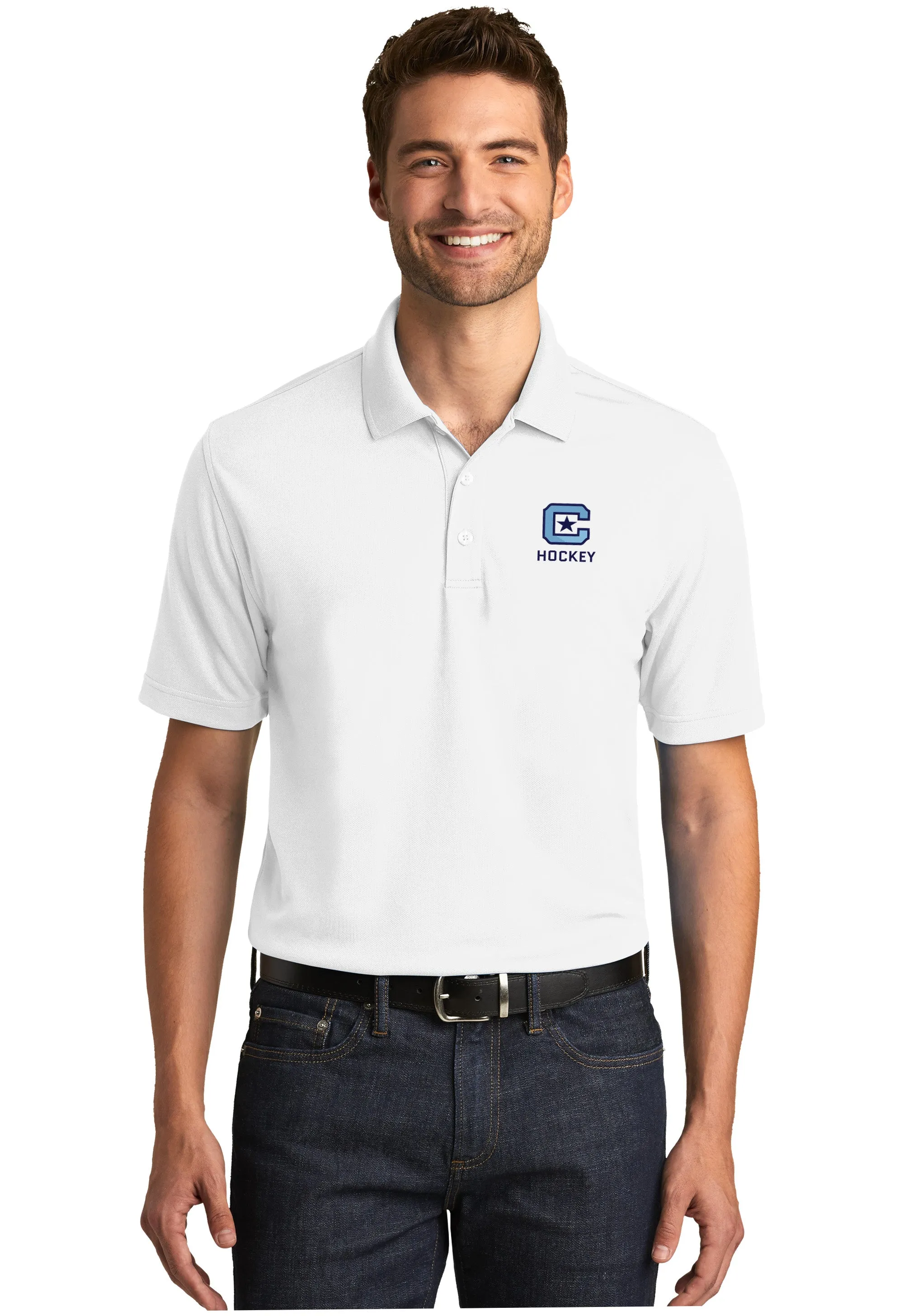 The Citadel C, Club Sports Hockey, UV Micro-Mesh Polo