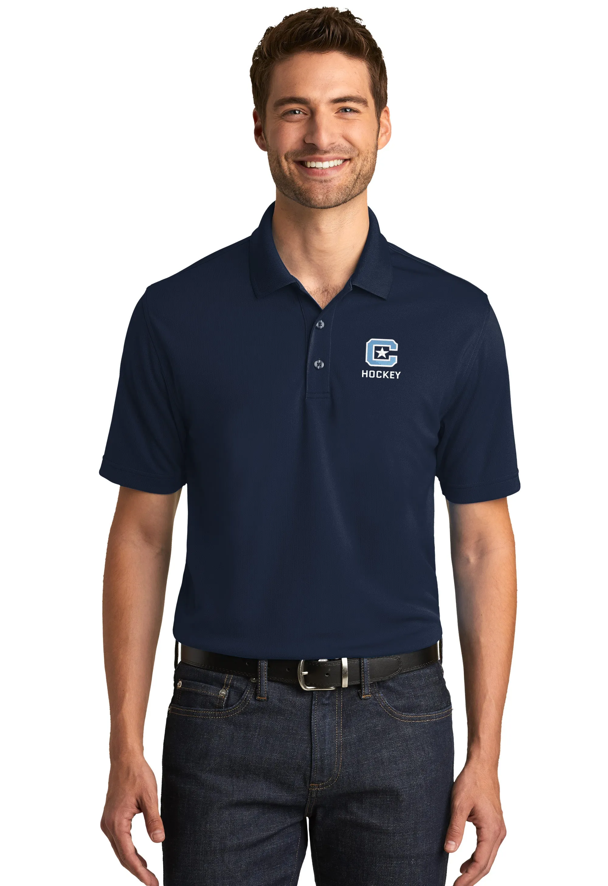 The Citadel C, Club Sports Hockey, UV Micro-Mesh Polo