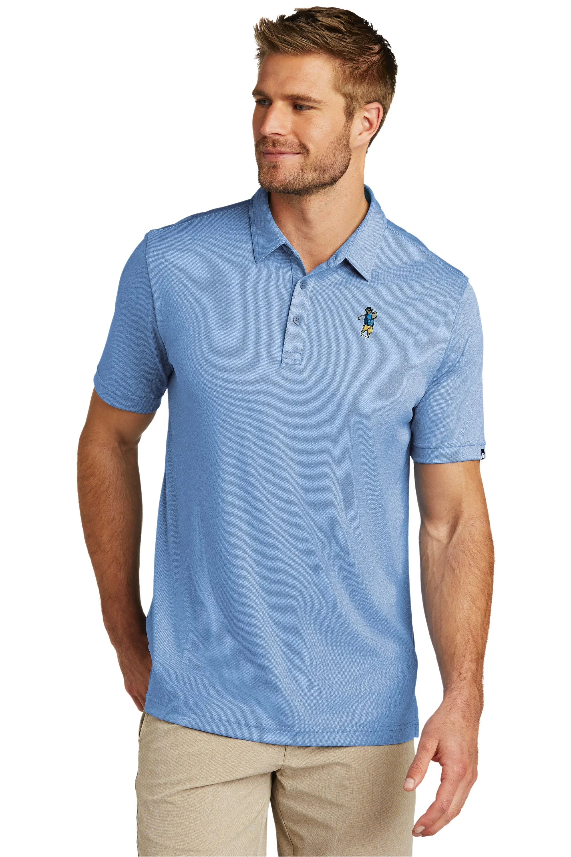 The Citadel, Spike the Golfer, Club Sport Golf, Travis Mathew Performance Polo Shirt