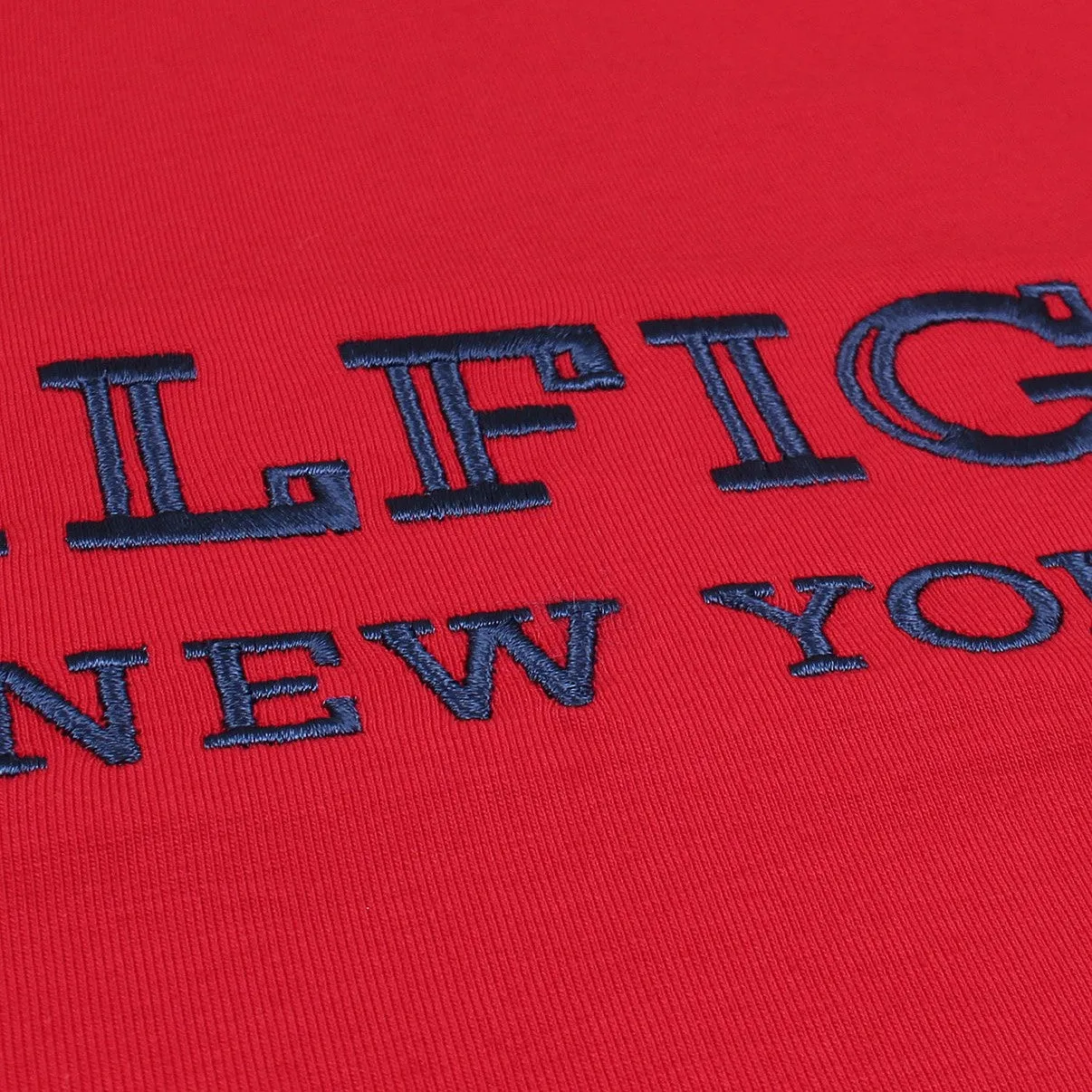 TM - Men 'Red' Hilfiger New York Embroidered Logo T-Shirt TM771