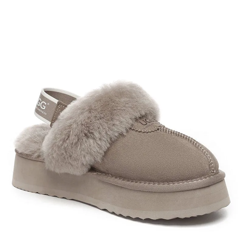 UGG Platform Slingback Scuff