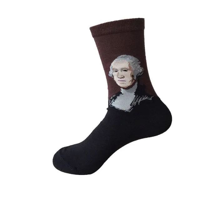 Unique Artistic Novelty Socks - Perfect for Men and Women Seeking Fun and Fashionable Footwear