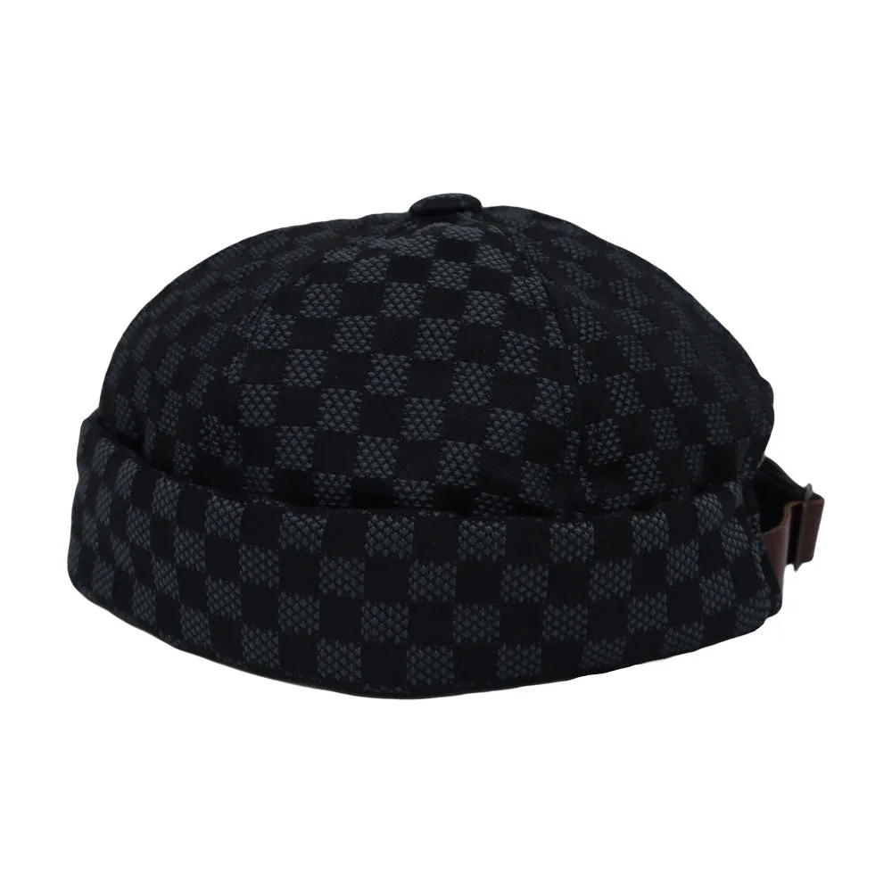 Watch Cap Beanie Plaid Docker Brimless Harbour Hat YT51432