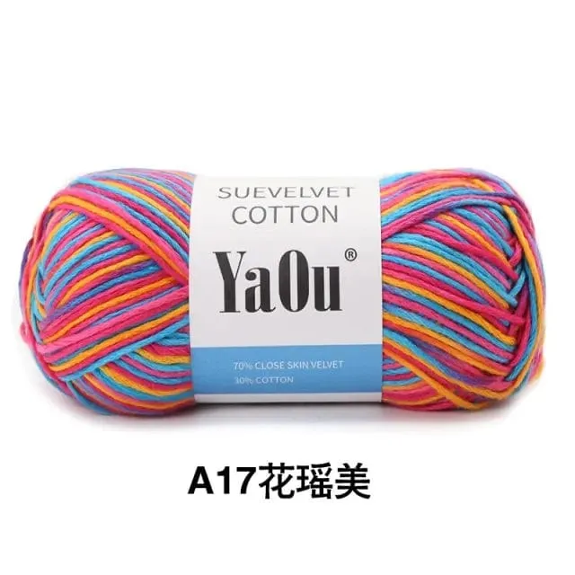 YaOu Suevelvet Cotton Knitting Yarn