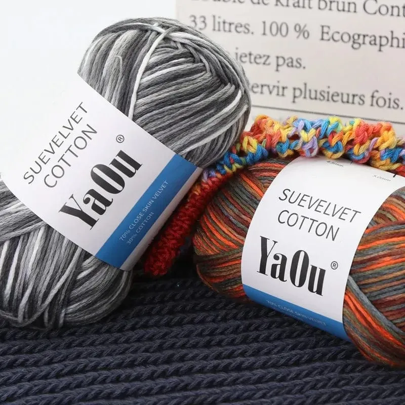 YaOu Suevelvet Cotton Knitting Yarn