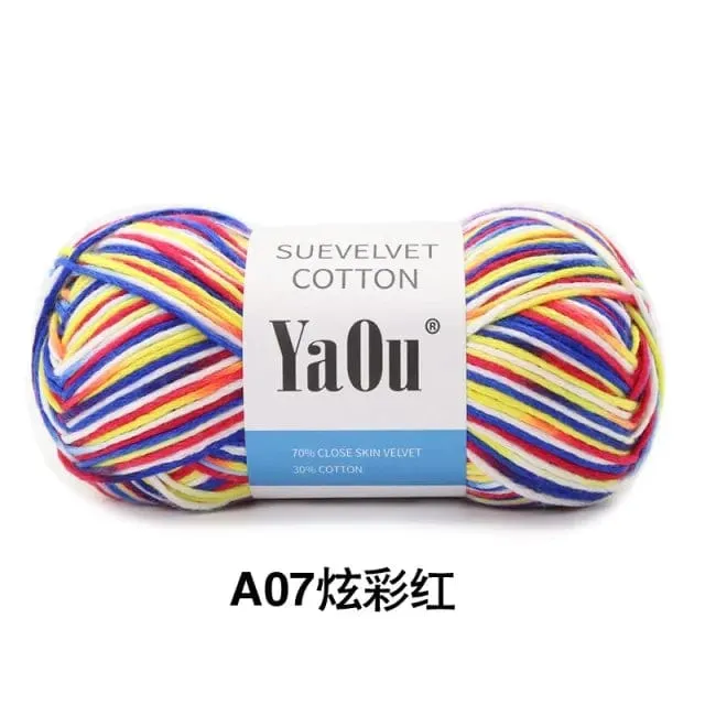 YaOu Suevelvet Cotton Knitting Yarn