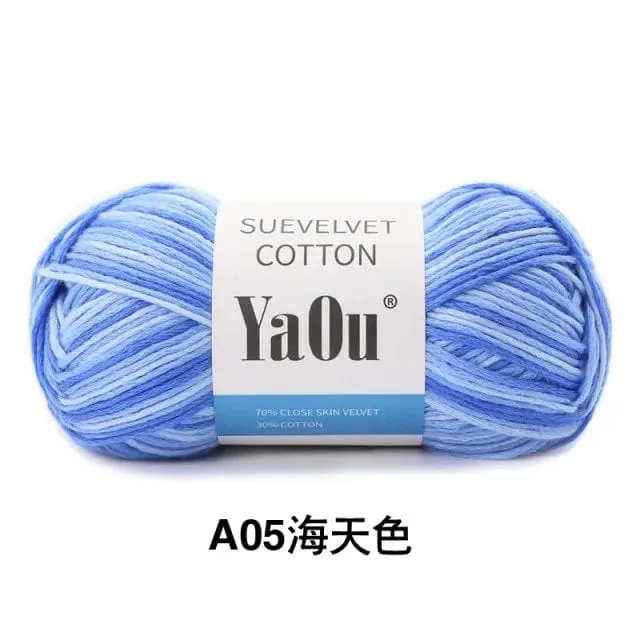 YaOu Suevelvet Cotton Knitting Yarn