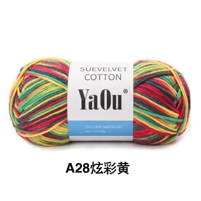 YaOu Suevelvet Cotton Knitting Yarn