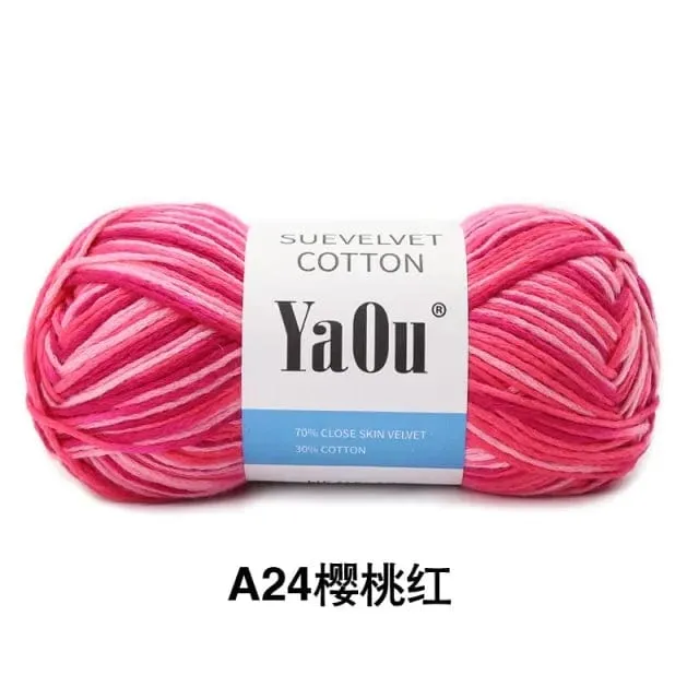 YaOu Suevelvet Cotton Knitting Yarn