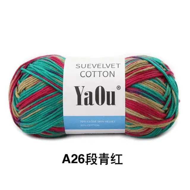 YaOu Suevelvet Cotton Knitting Yarn