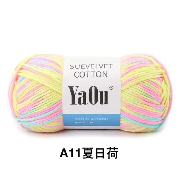 YaOu Suevelvet Cotton Knitting Yarn