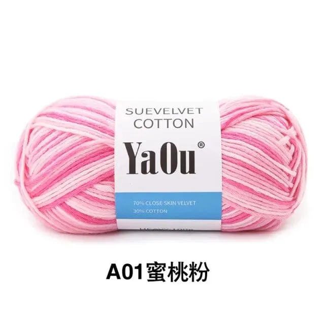 YaOu Suevelvet Cotton Knitting Yarn