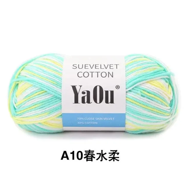 YaOu Suevelvet Cotton Knitting Yarn