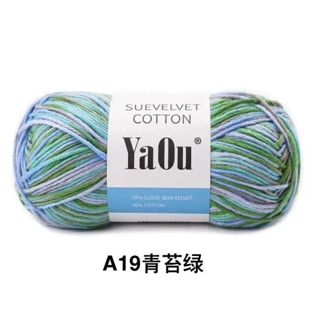 YaOu Suevelvet Cotton Knitting Yarn